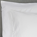 Whisper Soft 500 Thread Count Egyptian Cotton Heritage Collection Soho Duvet Cover Set - White Stitch