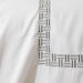 Whisper Soft Loomline 400 Thread Count 100% Cotton Embroidered Duvet Cover Set Grey on White-Duvet Cover Sets