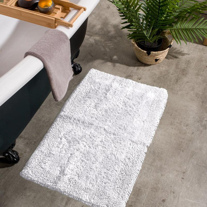 Whisper Soft Luxury Cotton Rug - White