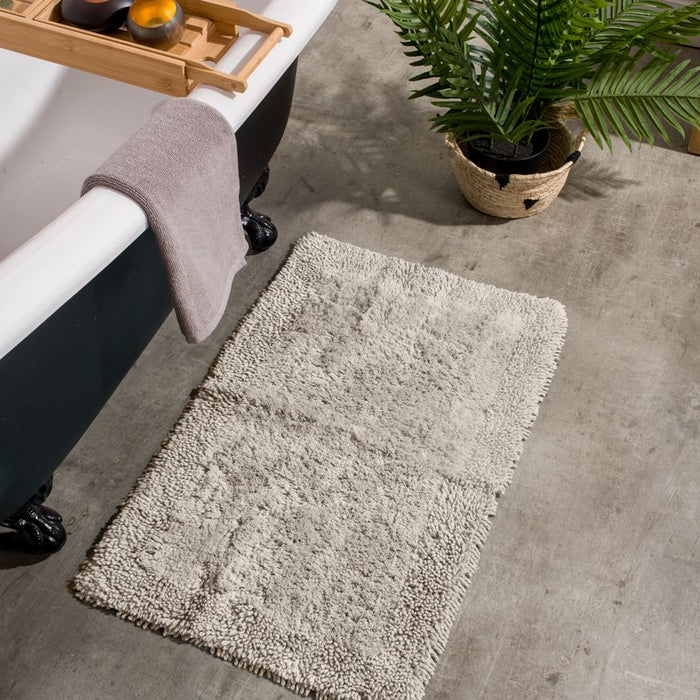 Whisper Soft Luxury Cotton Rug - Clay-BATH MAT