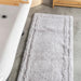 Whisper Soft Luxury Cotton Rug - Light Grey-BATH MAT