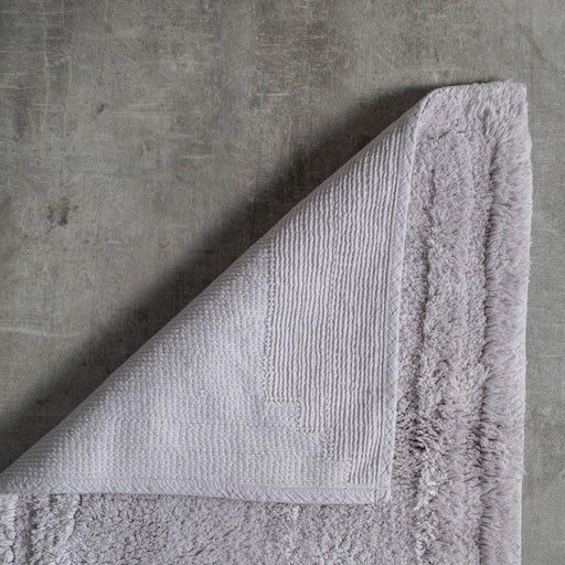 Whisper Soft Luxury Cotton Rug - Light Grey-BATH MAT