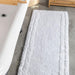 Whisper Soft Luxury Cotton Rug - White-BATH MAT