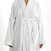 Whisper Soft Microfleece Bathrobe White
