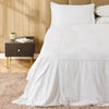 Whisper Soft Serene 400 Thread Count 100% Cotton Embroidered Duvet Cover Set White