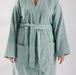 Whisper Soft Waffle Pique Towelling Bathrobe Aquifer-Bathrobes