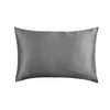 Whispersoft Indulgence Satin Pillowcase Standard Pair Charcoal