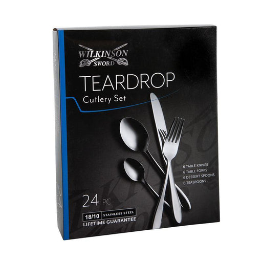 Wilkinson Sword Teardrop Cutlery Set - 24 Piece-Cutlery
