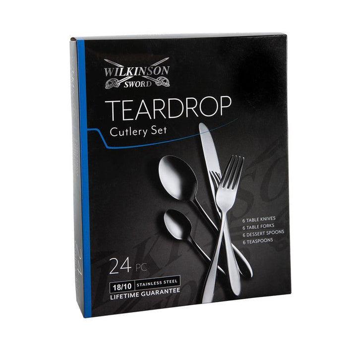 Wilkinson Sword Teardrop Cutlery Set - 24 Piece-Cutlery