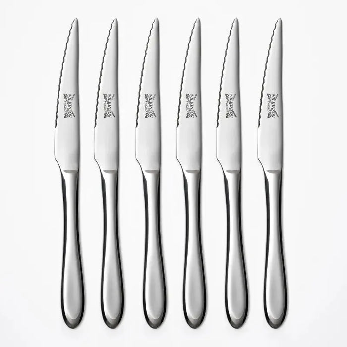 Wilkinson Sword Teardrop Steak Knife Set - 6 Piece-Cutlery