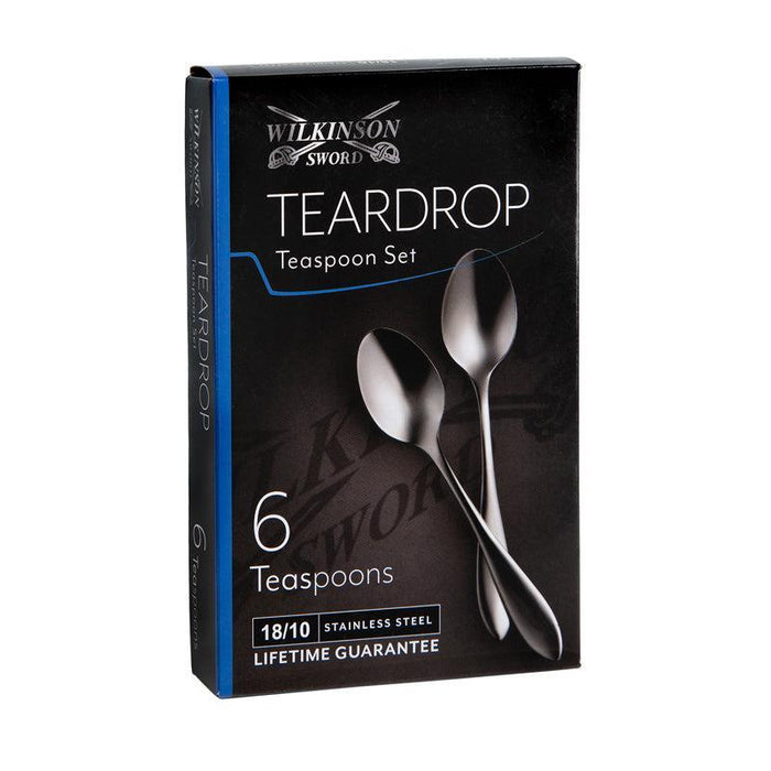 Wilkinson Sword Teardrop Teaspoon Set - 6 Piece-Cutlery