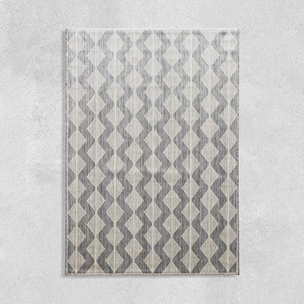 Winter Embrace Indoor and Outdoor Rug Misty Grey-Carpets/Rugs