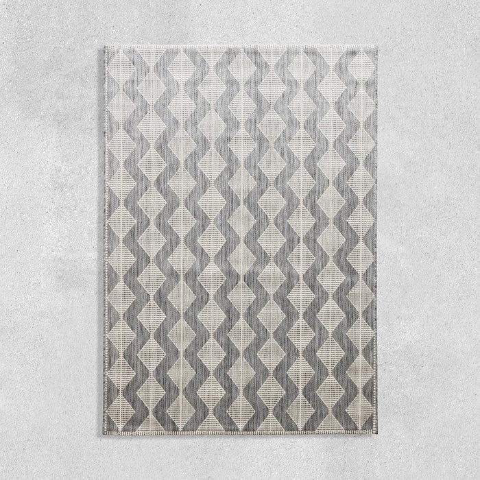 Winter Embrace Indoor and Outdoor Rug Misty Grey-Carpets/Rugs