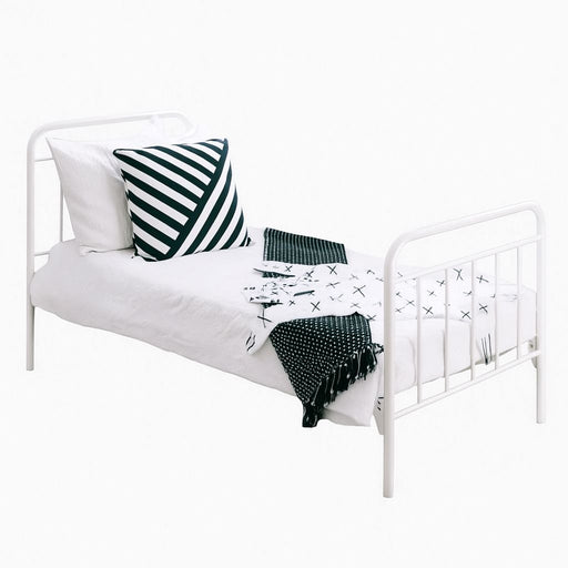 Xen Metal Bed White-Beds & Bed Frames
