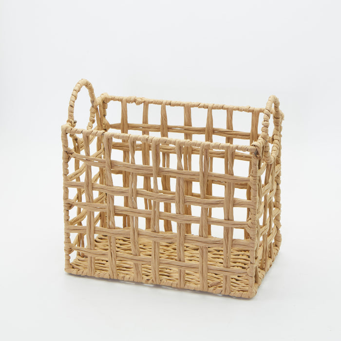 Rectangular Paper Rope Woven Basket