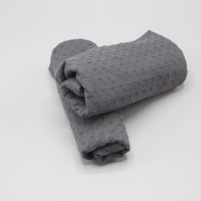 Caterer's Choice Charcoal Waffle Weave Dishcloths